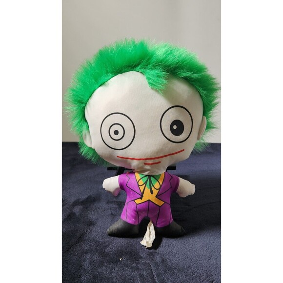 Six Flags Exclusive Joker Plush Stuffed Toy 9" Tall VERY GOOD CONDITION Rare - Picture 1 of 3